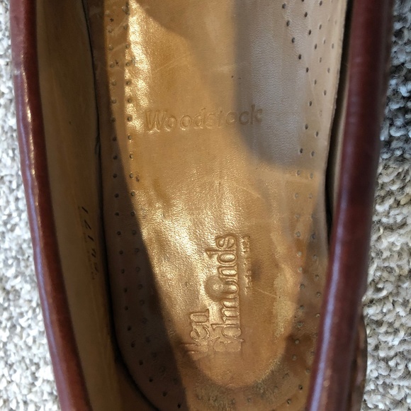 Allen Edmonds Woodstock Men Brown Leather Loafers - Picture 7 of 14